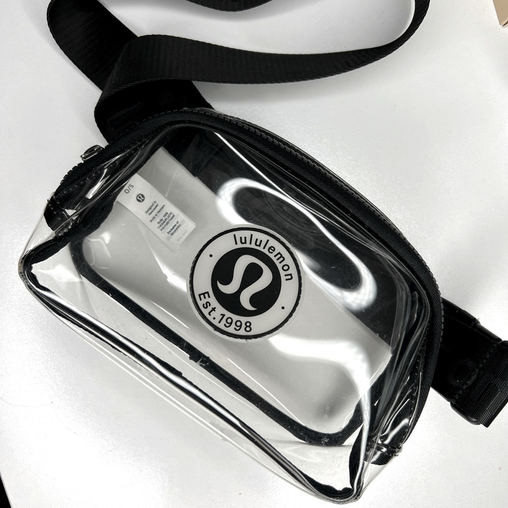 LULULEMON | Clear Belt Bag 1L Logo in Black